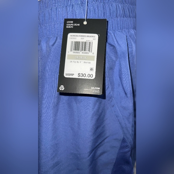 Under ArmourWomen's UA Fly By 3" Shorts - Picture 4 of 10